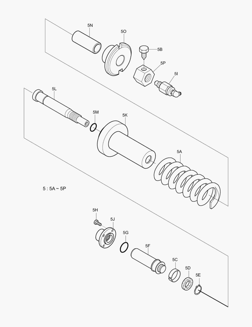 Схема ПРУЖИНЫ ГУСЕНИЦЫ