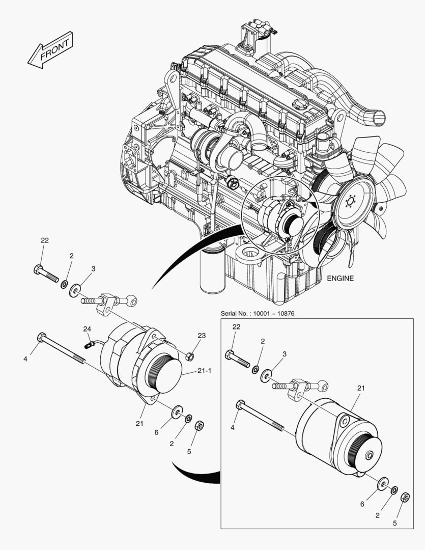Схема УСТАНОВКА ГЕНЕРАТОРА ПЕРЕМЕННОГО ТОКА