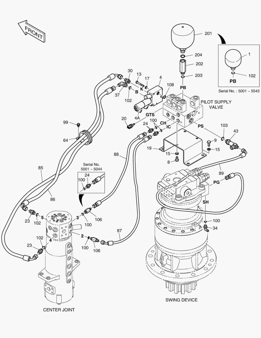 1340 PILOT PIPING(5) [5001~6054]