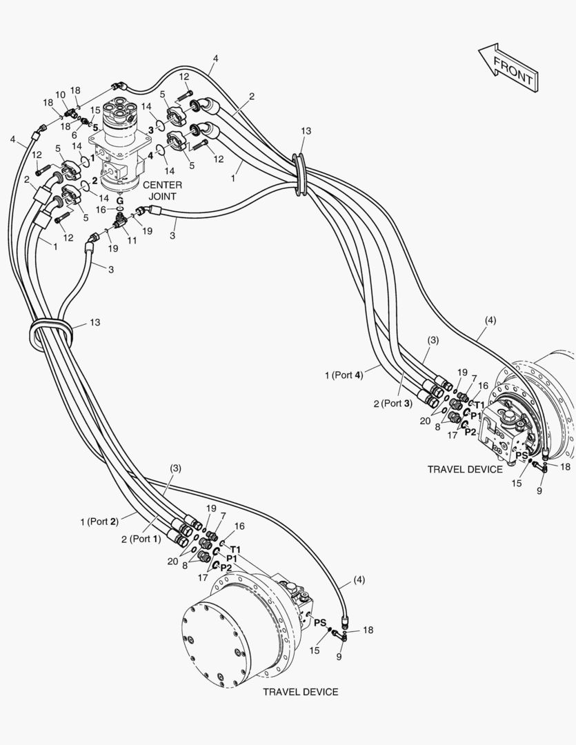 ТРУБОПРОВОД ХОДА-КОРОТКИЙ