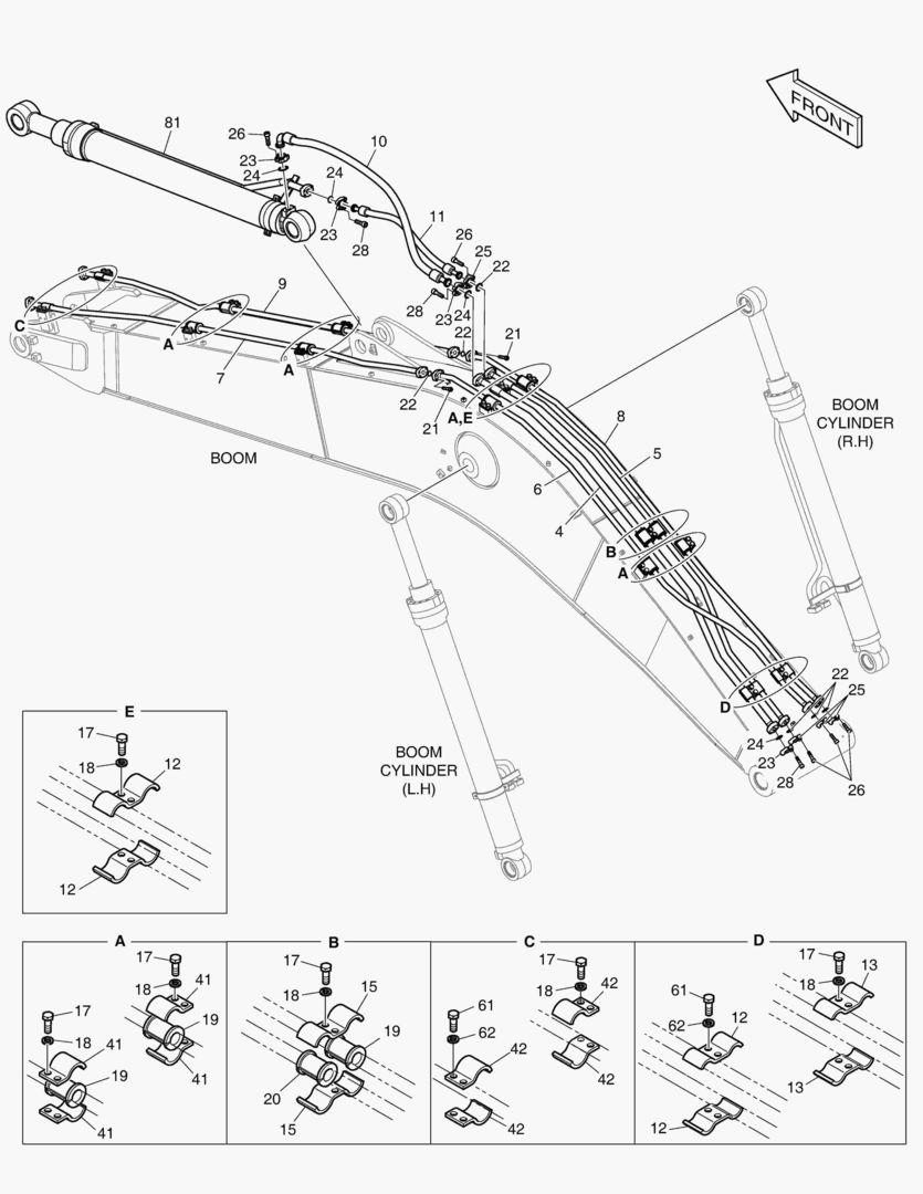 Спецтехника 6390 BOOM PIPING - BOOM 5.7m - главное фото