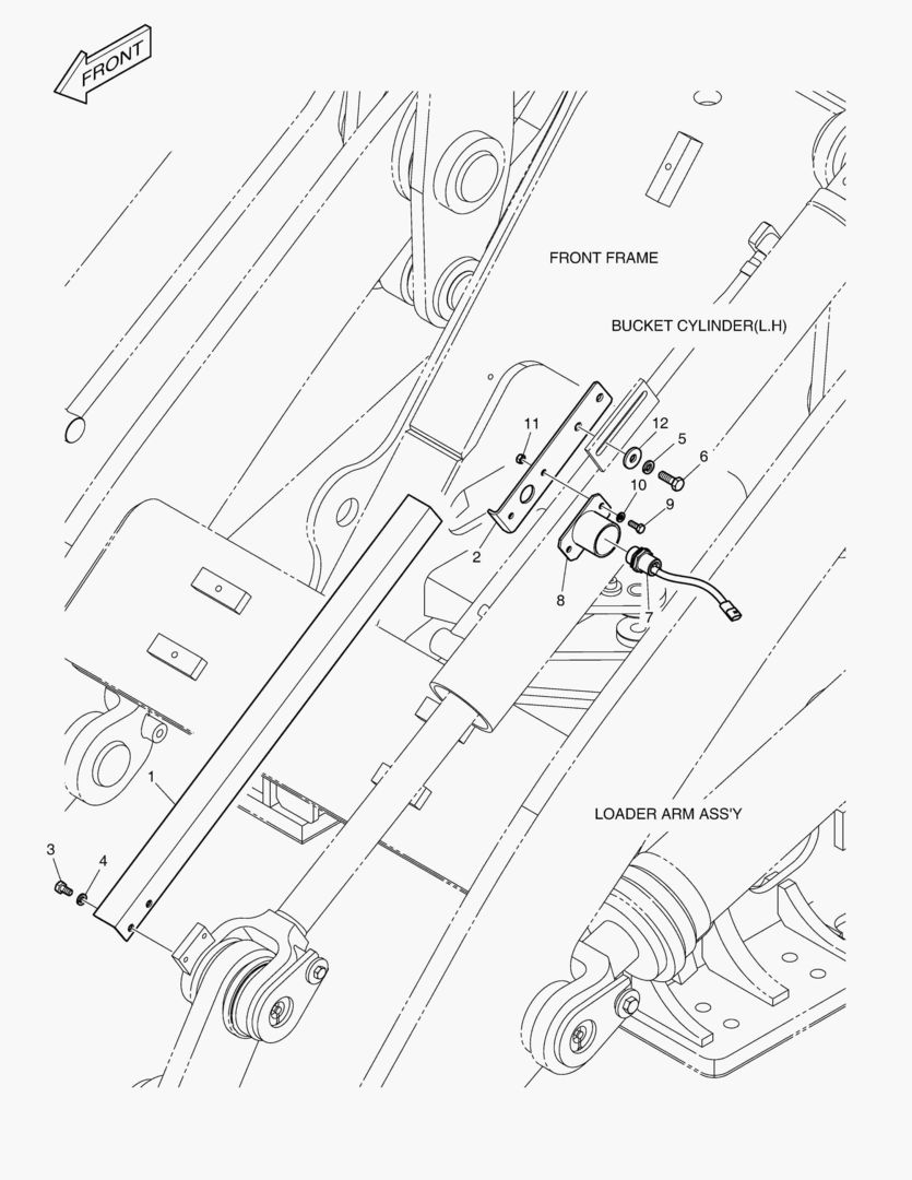 Схема ОБРАТНАЯ ЛОПАТА В СБОРЕ