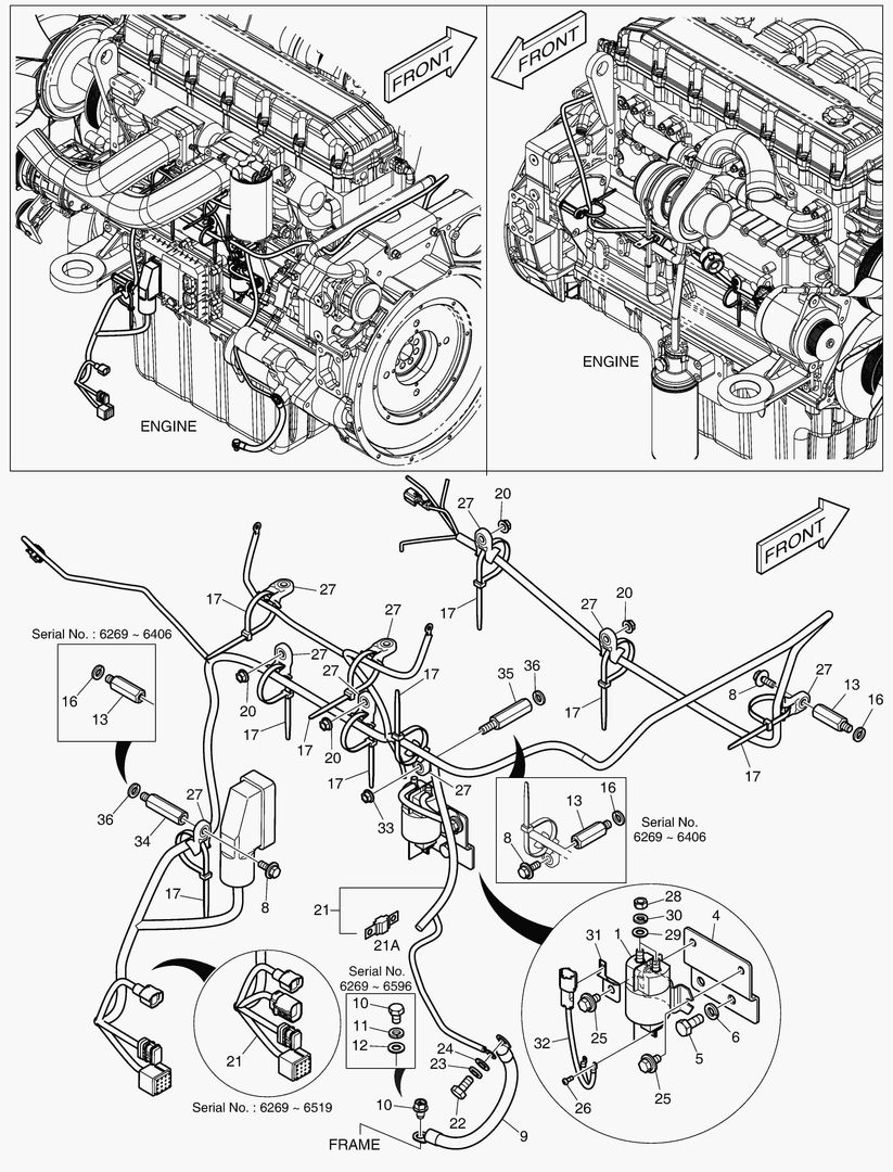 1701 ELECTRIC PARTS - ENGINE [6269~]