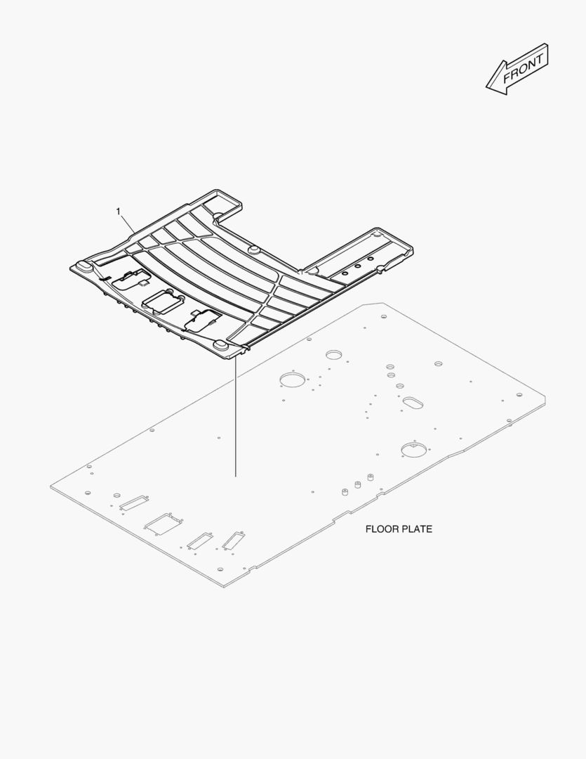 6390 FLOOR MAT - TWO WAY & ROTATING
