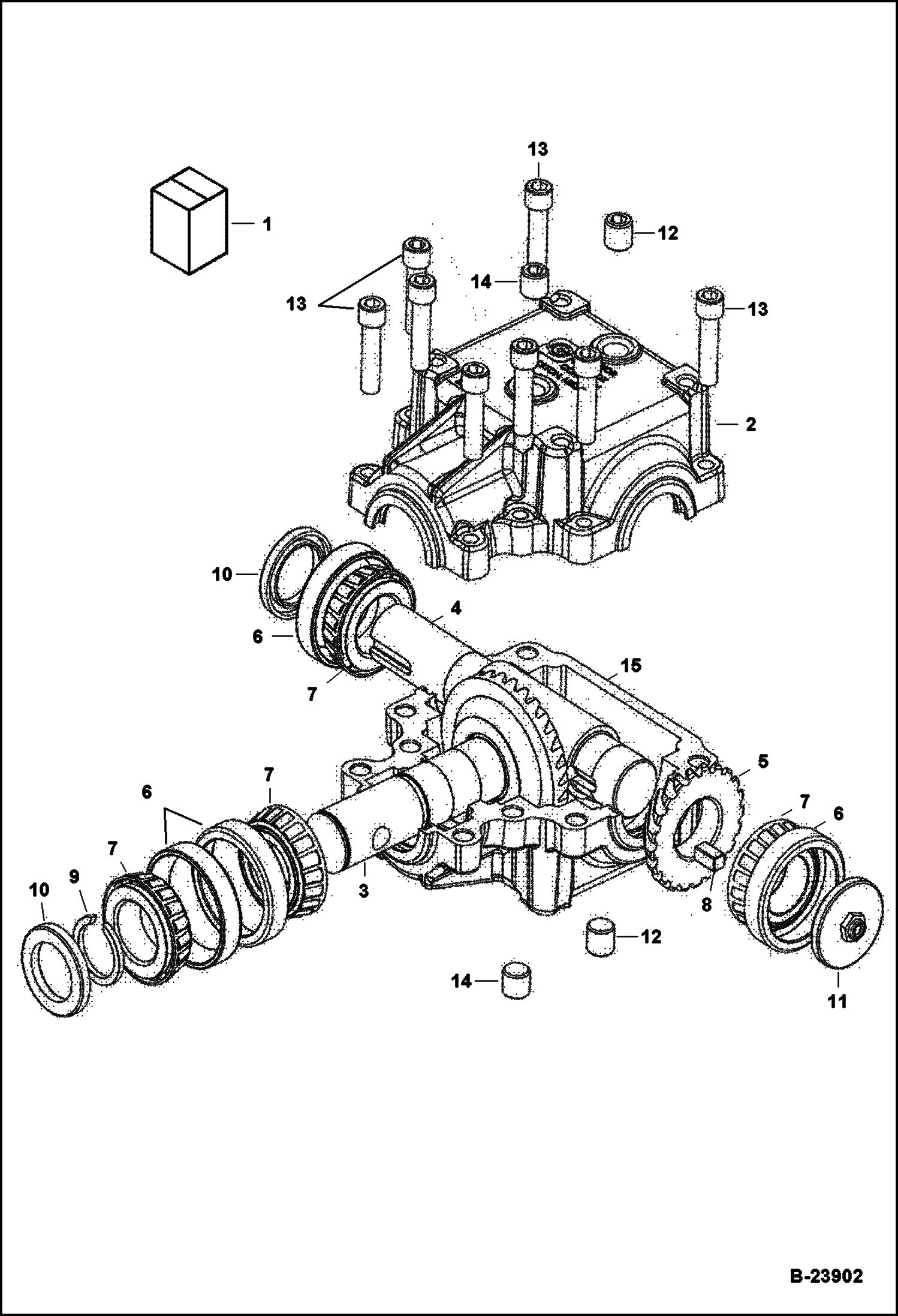 ГАЗОНОКОСИЛКА (КОРОБКА ПЕРЕДАЧ) (MM54 AB4D) (MM66 AB4C)