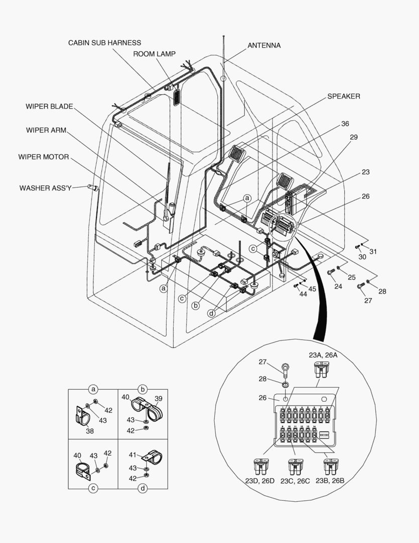 ЭЛЕКТРИЧЕСКИЕ ЗАПЧАСТИ(4)-КАБИНА