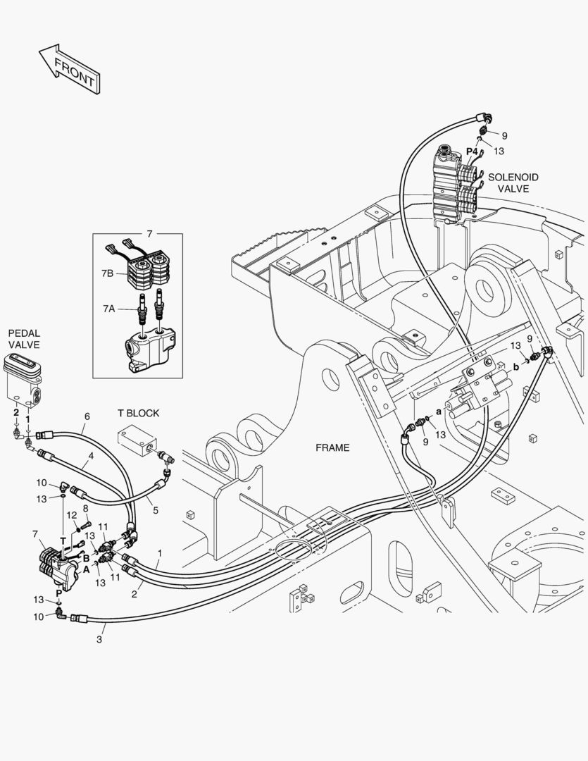 ТРУБОПРОВОД СЕРВОУПРАВЛЕНИЯ(1) - ВРАЩАЮЩИЙСЯ
