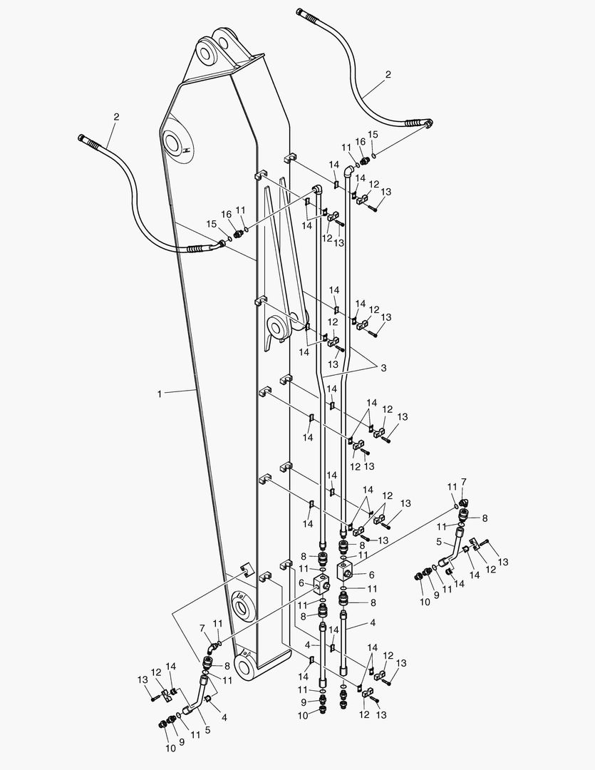 Спецтехника 6710 ARM PIPING-3.75m-ROTATION & TILTING [1020~] - главное фото