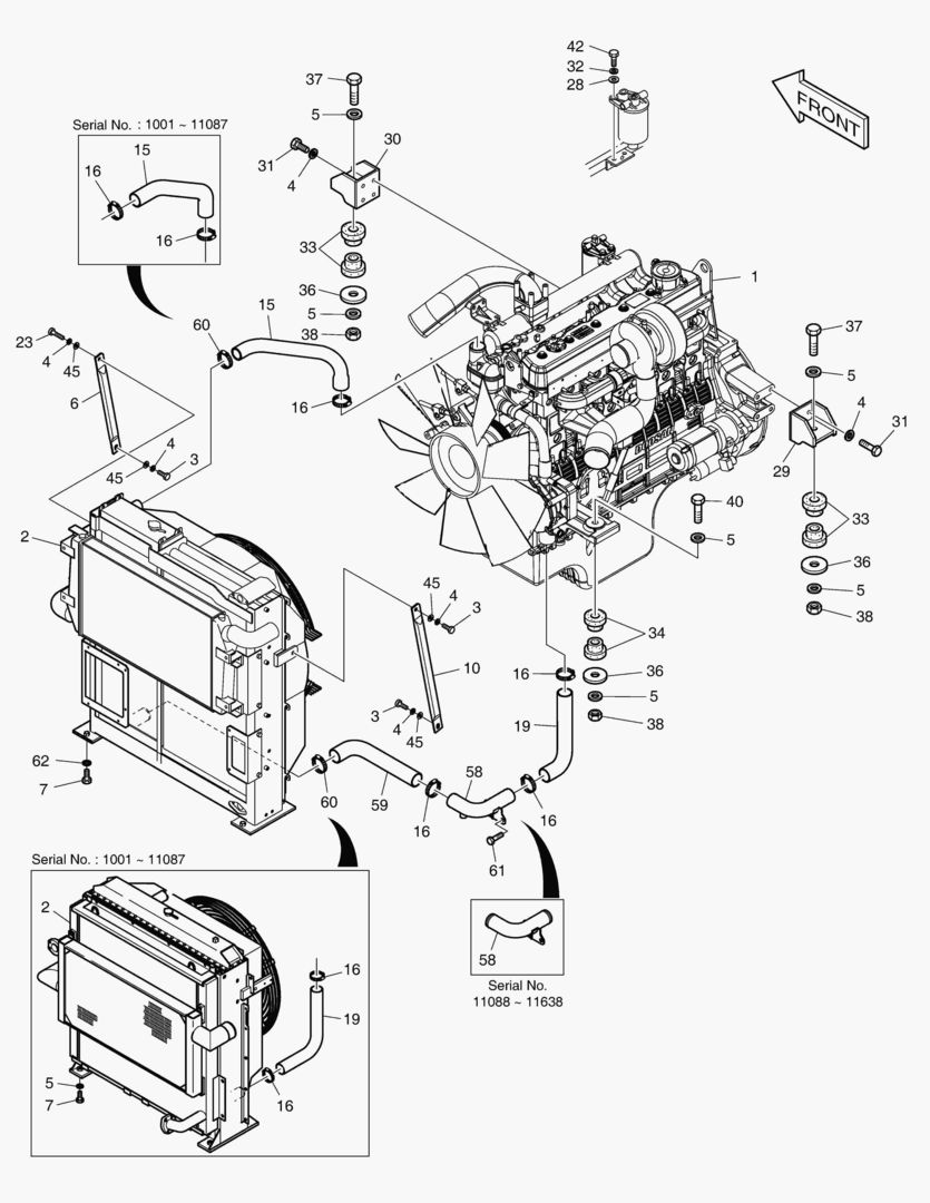 МОНТАЖ ДВИГАТЕЛЯ