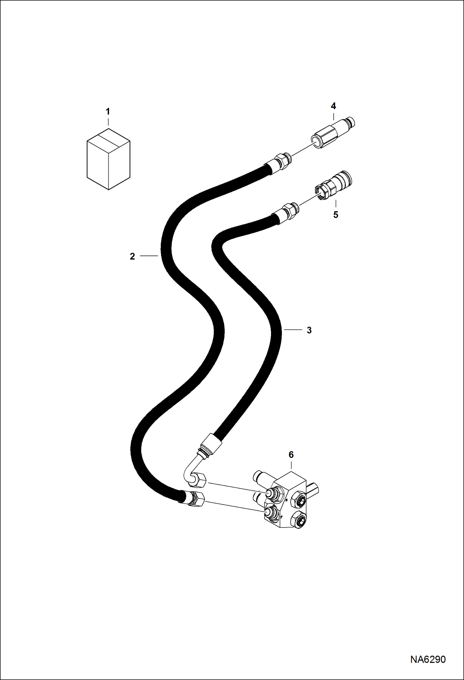 ГИДРОМОЛОТ (КОМПЛЕКТ ШЛАНГОВ) (HB880 A00X05152 И ВЫШЕ) (HB980 A00Y06089 И ВЫШЕ)