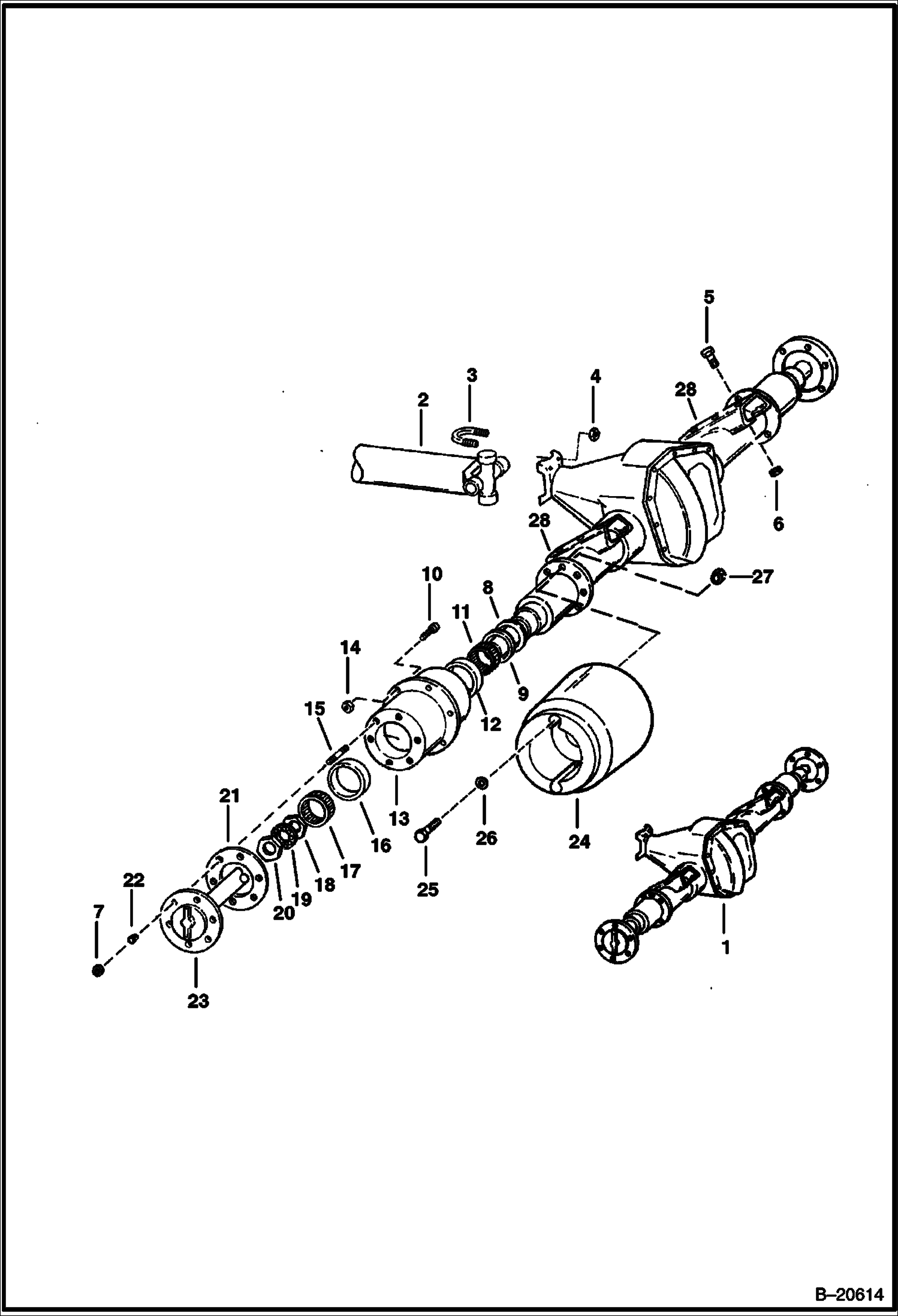 ПЕРЕДНИЙ ДИФФЕРЕНЦИАЛ И ВТУЛКА В СБОРЕ