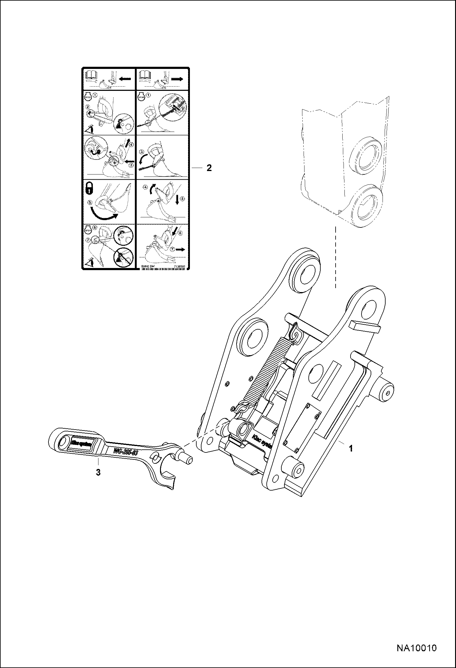 СЕРЬГА КОВША (PIN-ON СМЕННЫЙ) (KLAC)