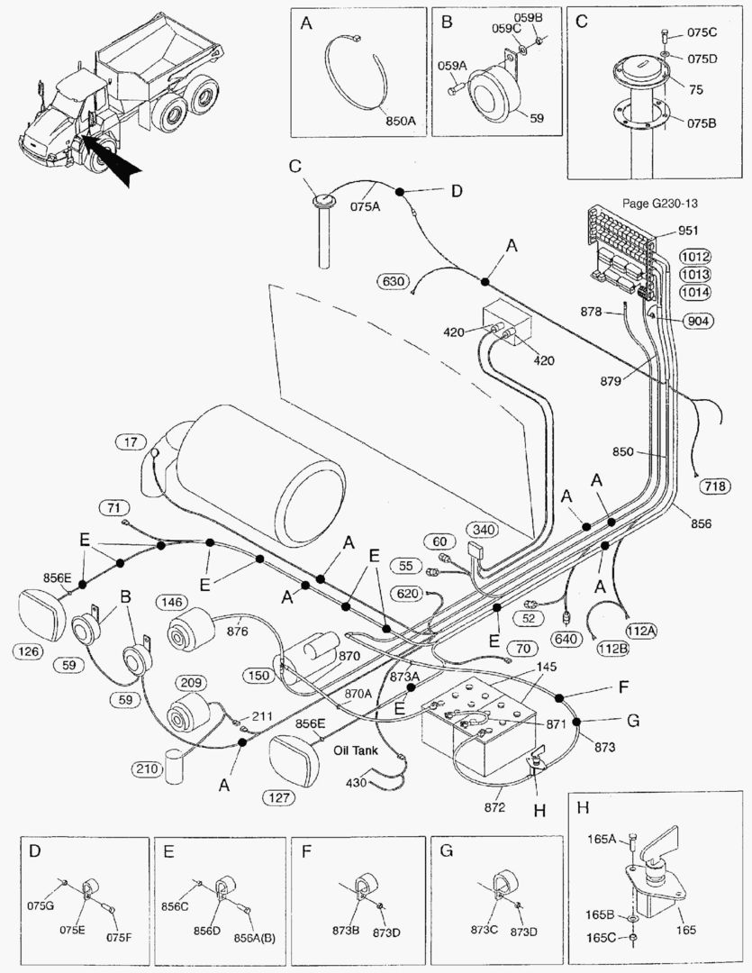 G210-4 ELECTRICAL SYSTEM; FRONT WAGON