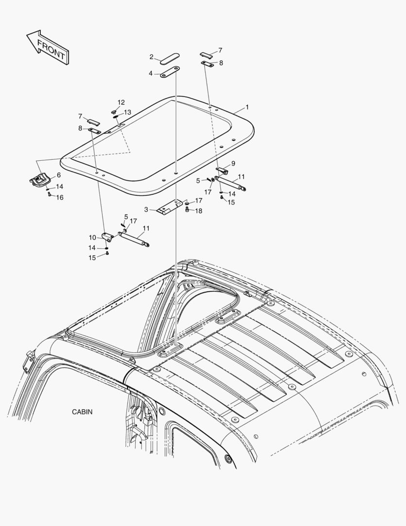 Спецтехника 6130 ROOF COVER - PLASTIC - главное фото