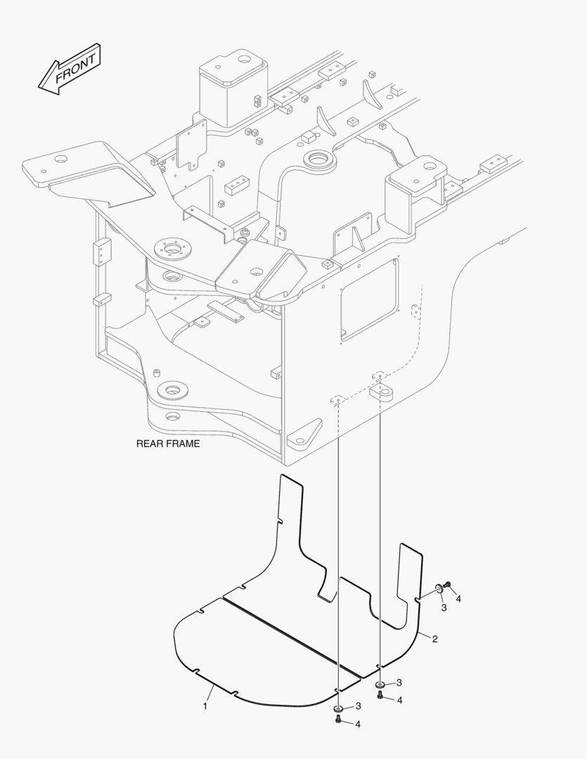 ОБТЕКАЕМАЯ ПОДКУЗОВНАЯ ПАНЕЛЬ