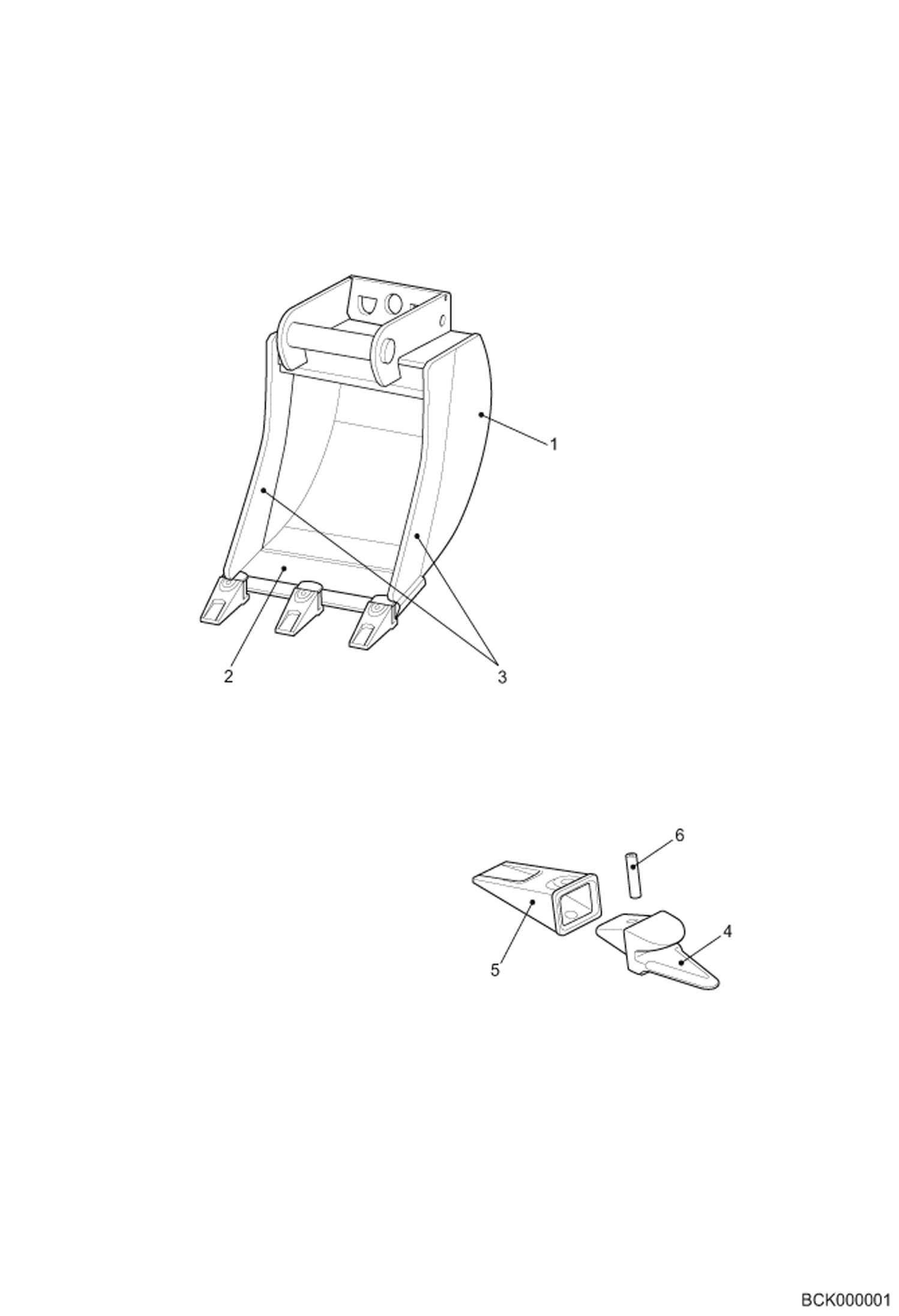КОВШ ЭКСКАВАТОРА КЛАССА 316