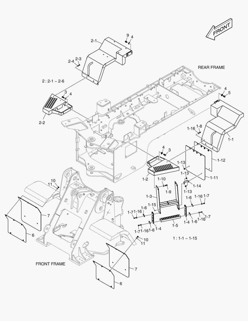 5250 FENDER & LADDER - MUD GUARD