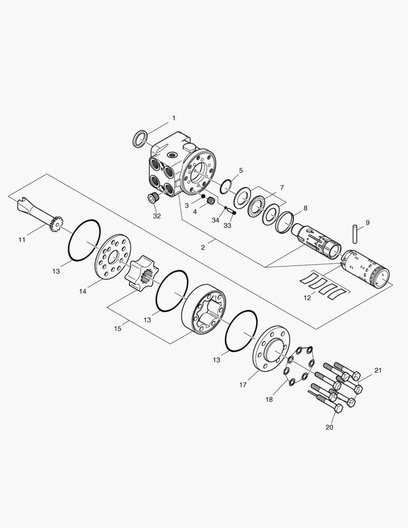 БЛОК РУЛЕВОГО МЕХАНИЗМА