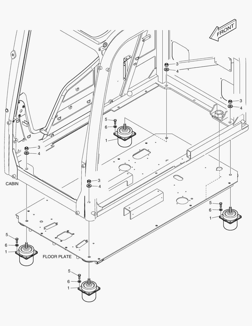 УСТАНОВКА КАБИНЫ