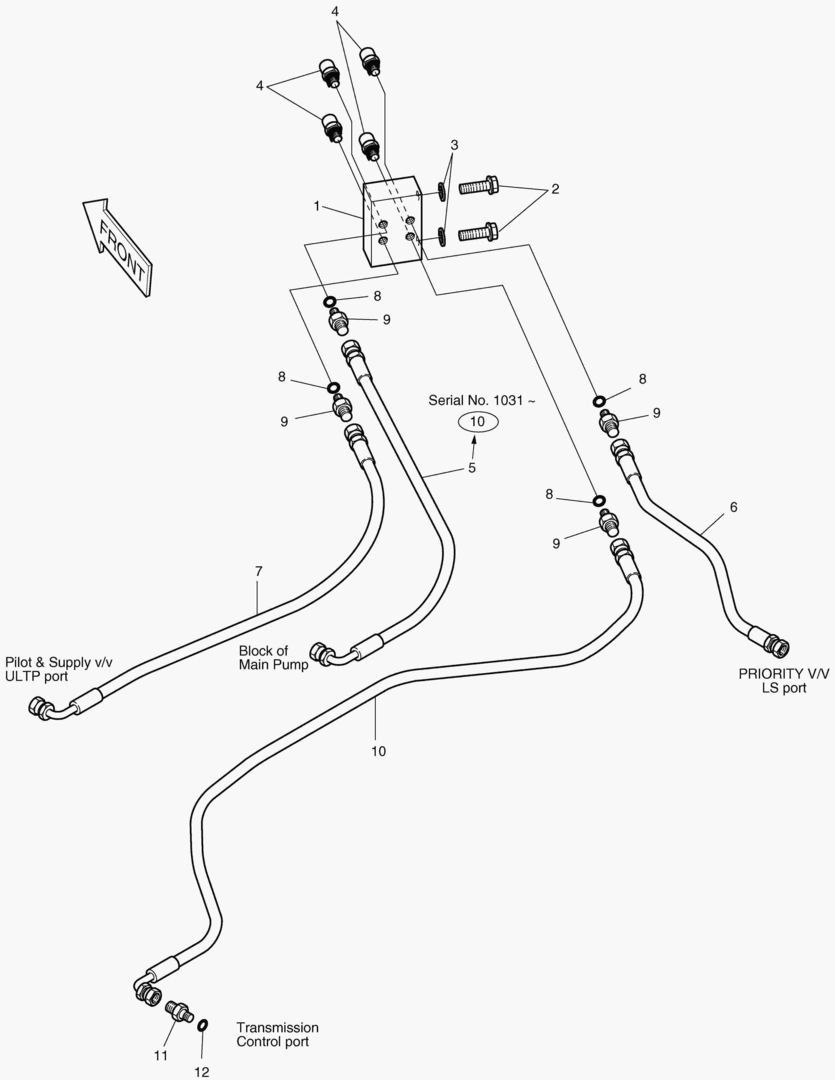 1221 REMOTE PRESSURE CHECK PIPING [1021~]