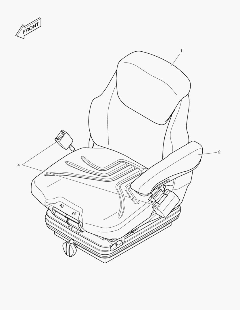 СИДЕНИЕ В СБОРЕ - МЕХАНИЧЕСКАЯ ПОДВЕСКА