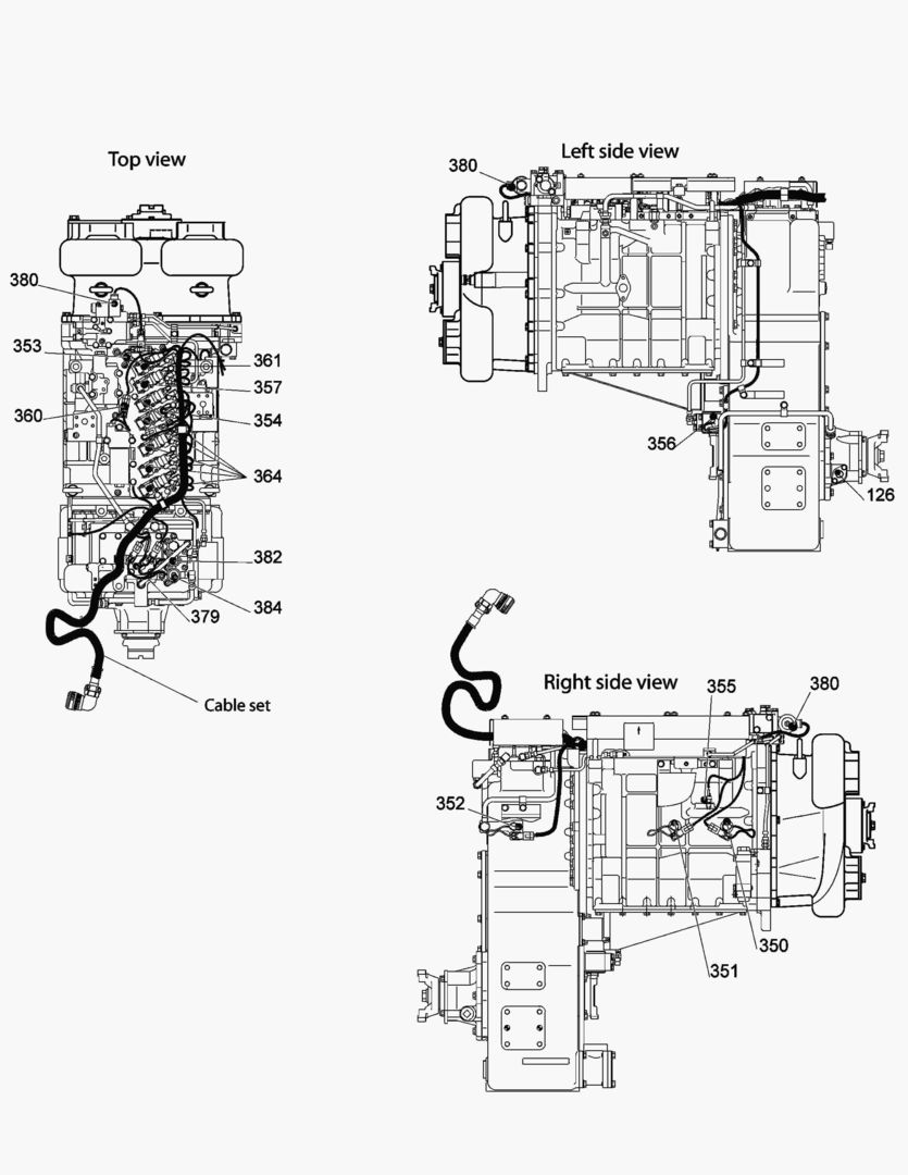 G064-1 GEARBOX; SENSORS AND VALVES