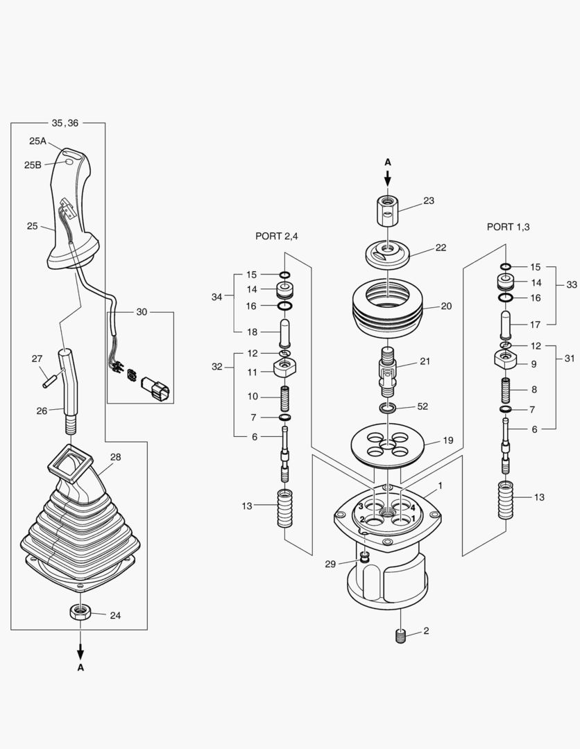 КЛАПАН ДЖОЙСТИКА