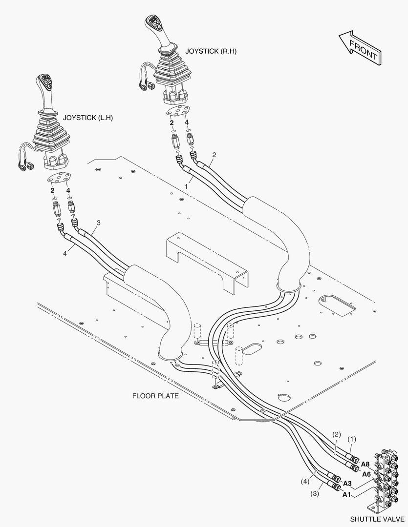 ТРУБОПРОВОД СЕРВОУПРАВЛЕНИЯ(9)