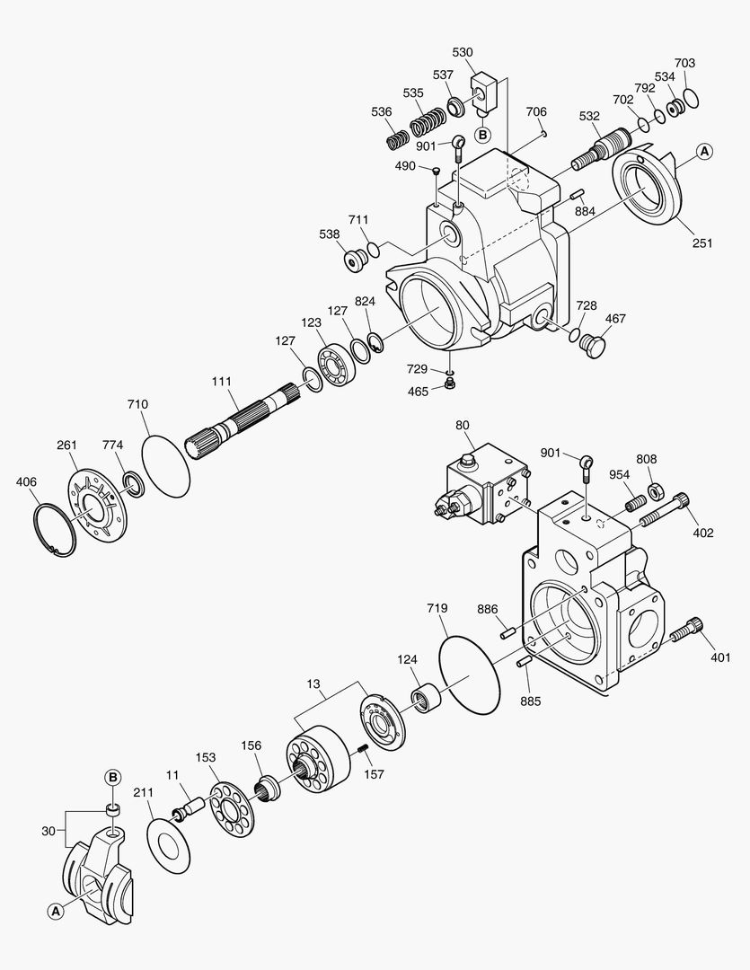НАСОС РУЛЕВОГО УПРАВЛЕНИЯ - ФРОНТАЛЬНЫЙ