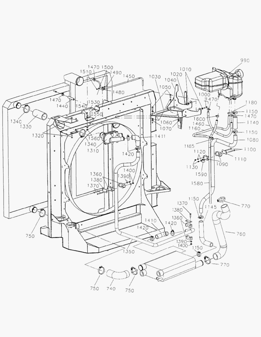G040-12 RADIATOR SHELL AS