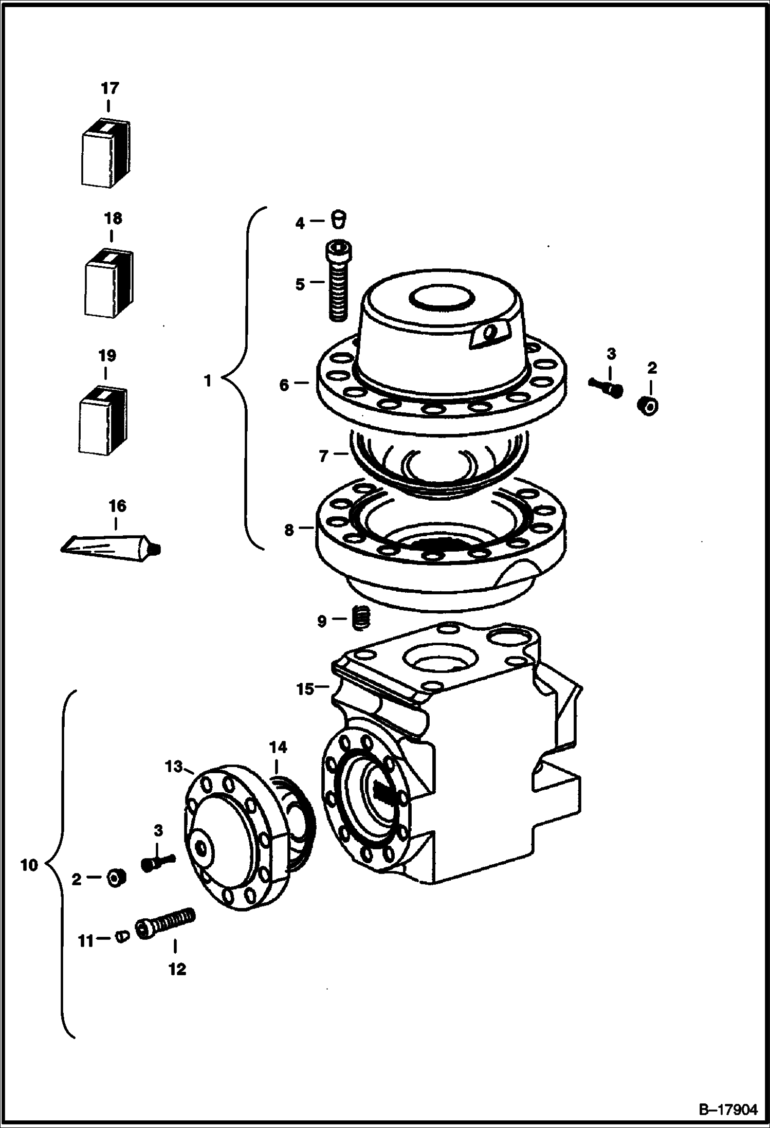 ГИДРОМОЛОТ (ЭНЕРГЕТИЧЕСКИЕ КАМЕРЫ) (B850) (B950) (ИСПОЛЬЗУЕТСЯ НА 325, 328, 331, 331E, 334, 337, 341, 430, 435)