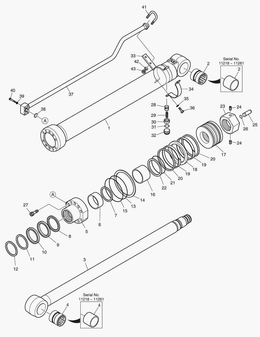Спецтехника 4502 ARM CYLINDER - ARM 2.5m (ARTI. BOOM) [11218~] - главное фото