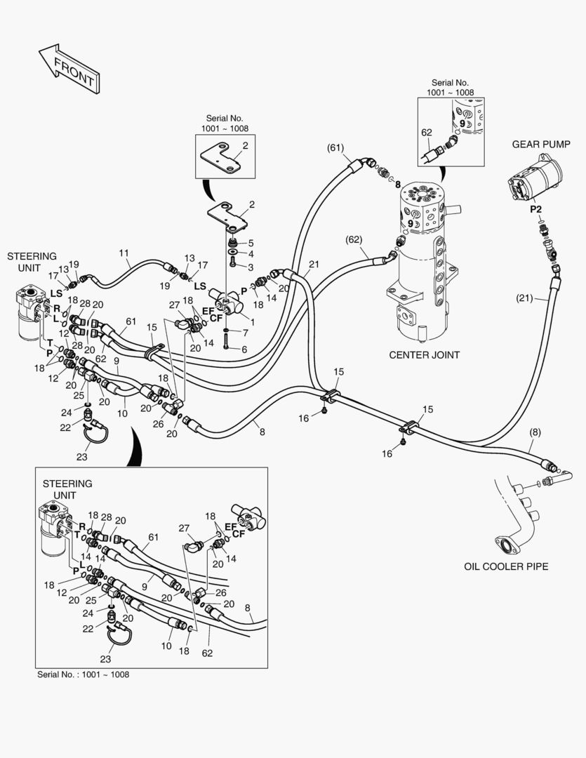 ПАТРУБКИ РУЛЕВОГО УПРАВЛЕНИЯ(2)