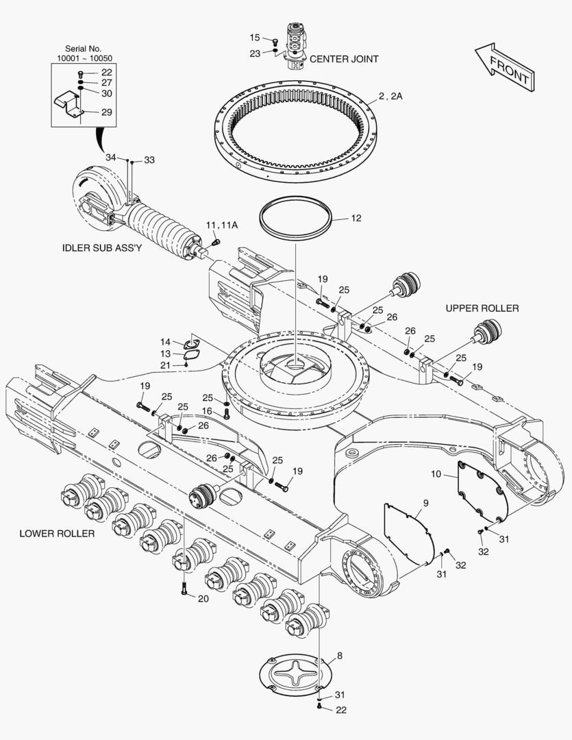 РАМА ГУСЕНИЦЫ