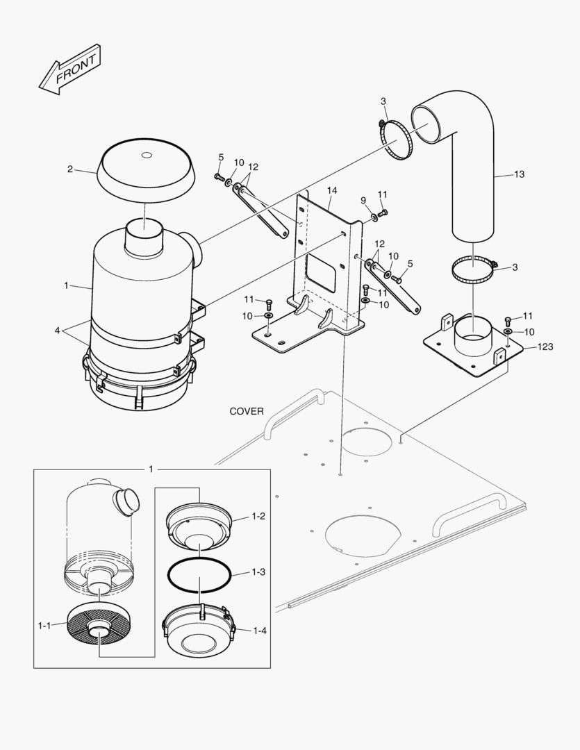 ВОЗДУХООЧИСТИТЕЛЬ - НЕФТЯНАЯ СМАЗКА