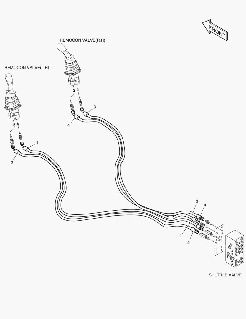 ТРУБОПРОВОД СЕРВОУПРАВЛЕНИЯ(10)