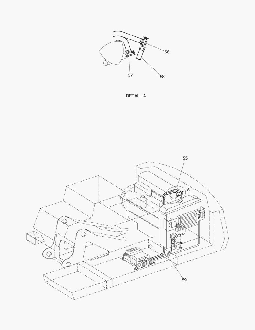 Схема ТУБОПРОВОД ОБОГРЕВАТЕЛЯ