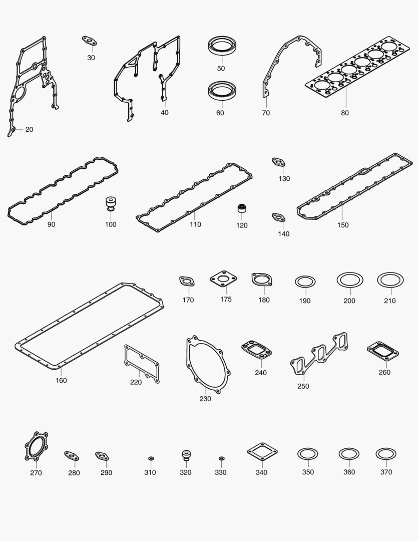 034 OVER HAUL GASKET KIT - ALL