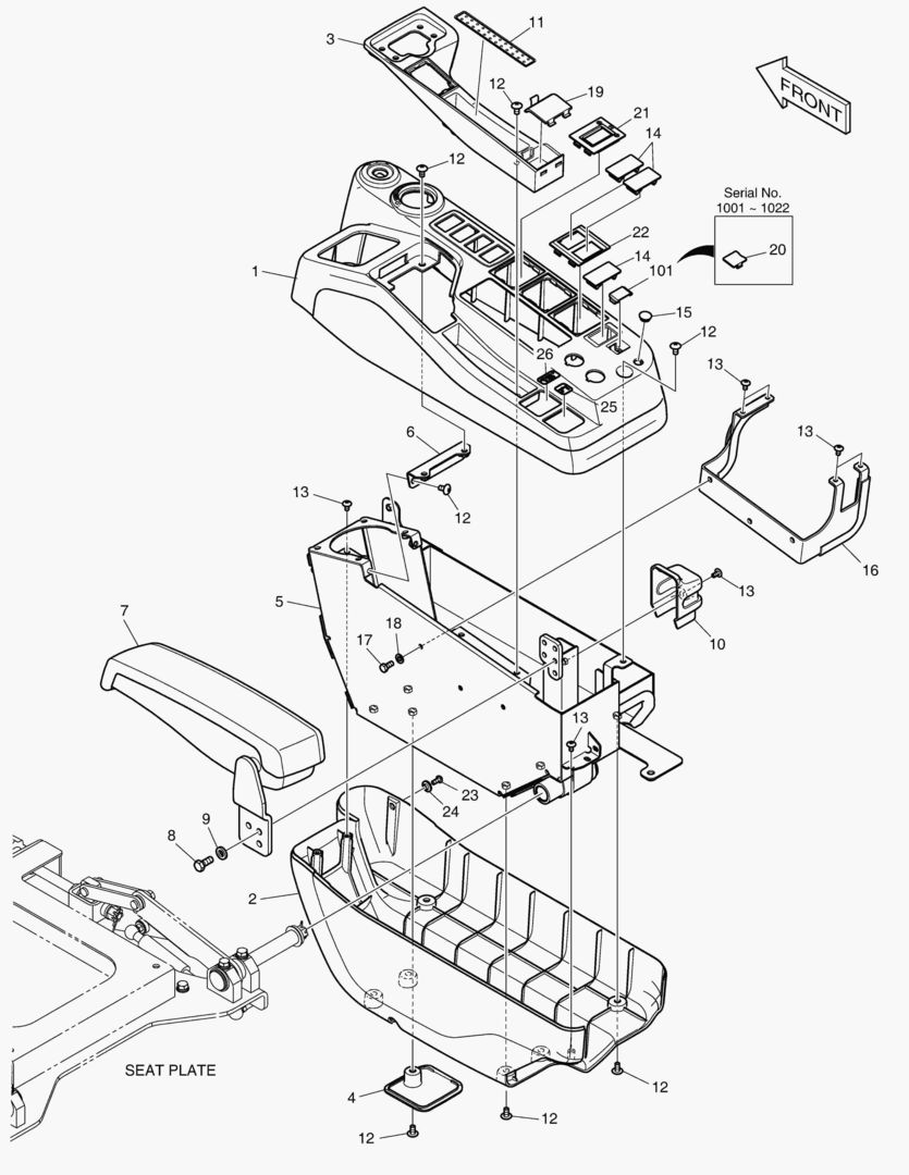 ПУЛЬТ УПРАВЛЕНИЯ - ПРАВОСТОРОННИЙ