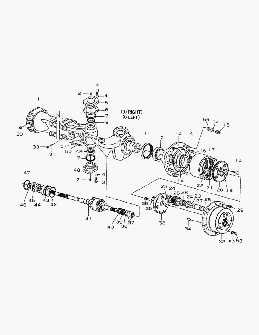 Спецтехника 8230 HUB & STEERING KNUCKLE-FRONT AXLE - главное фото