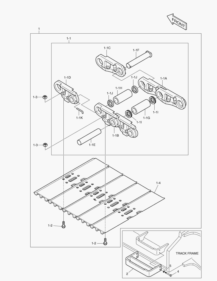 2171 TRACK SHOE ASS`Y - 800G [40089~]