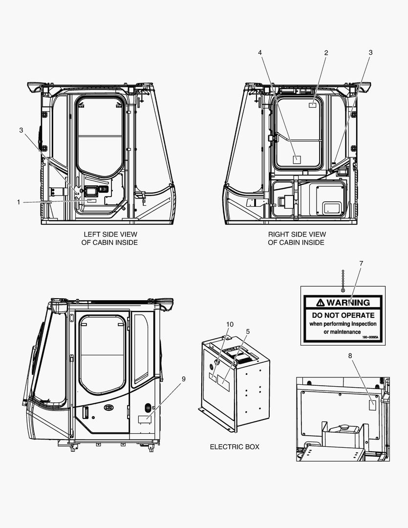 4210 DECAL - CABIN(EUROPE) [5001~10045]