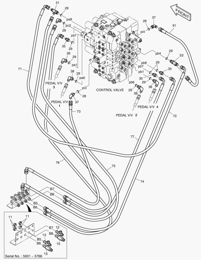 ТРУБОПРОВОД СЕРВОУПРАВЛЕНИЯ(4)