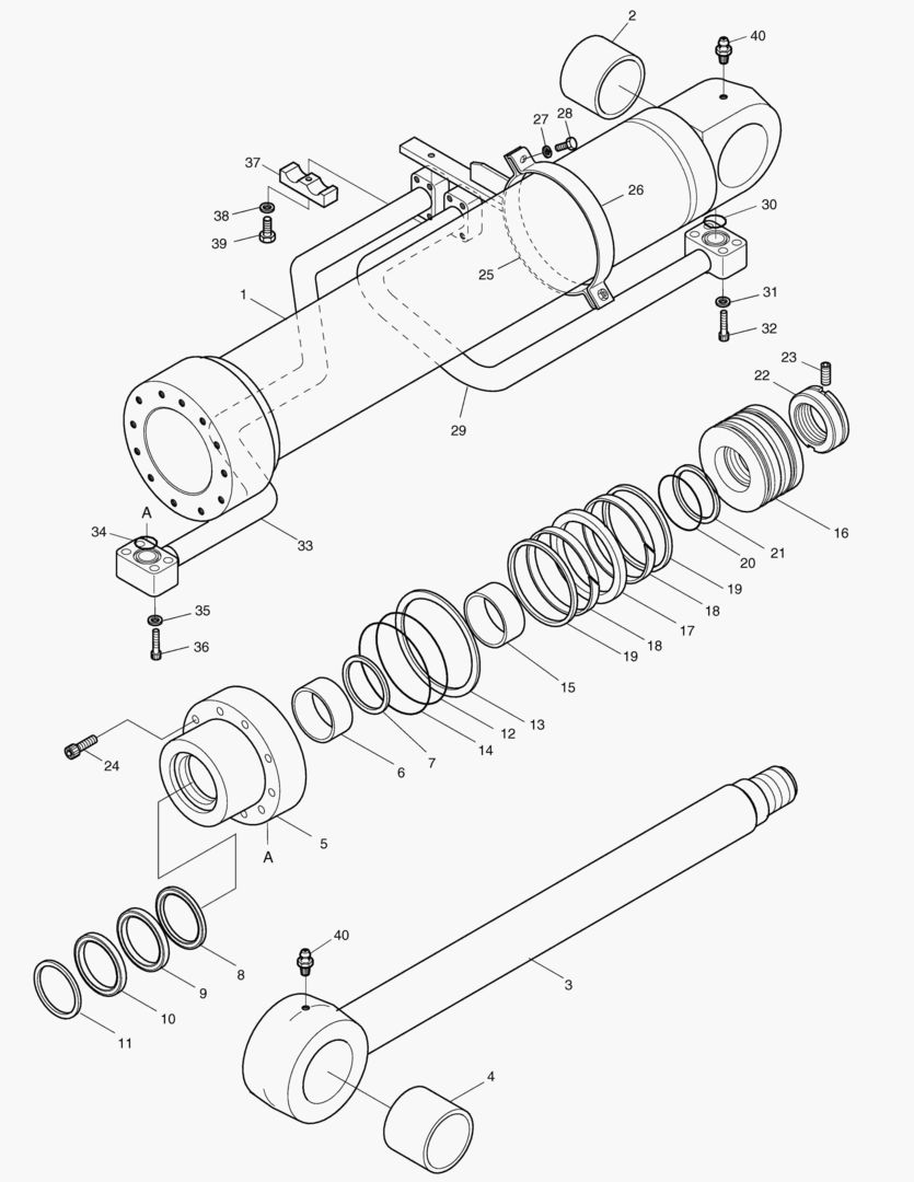 ЦИЛИНДР ПОДЪЕМА-ПРАВОСТОРОННИЙ