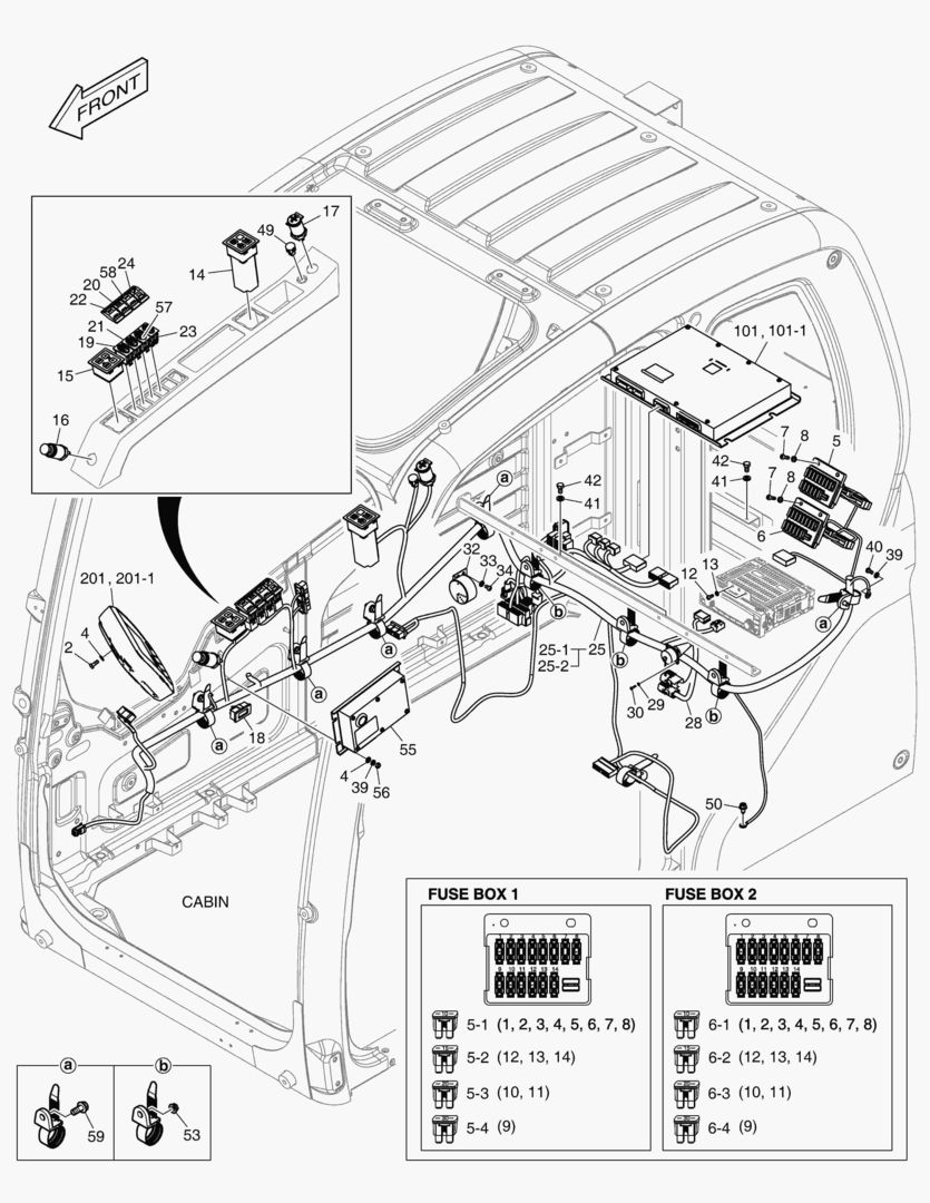 ЭЛЕКТРИЧЕСКИЕ ЗАПЧАСТИ - КАБИНА