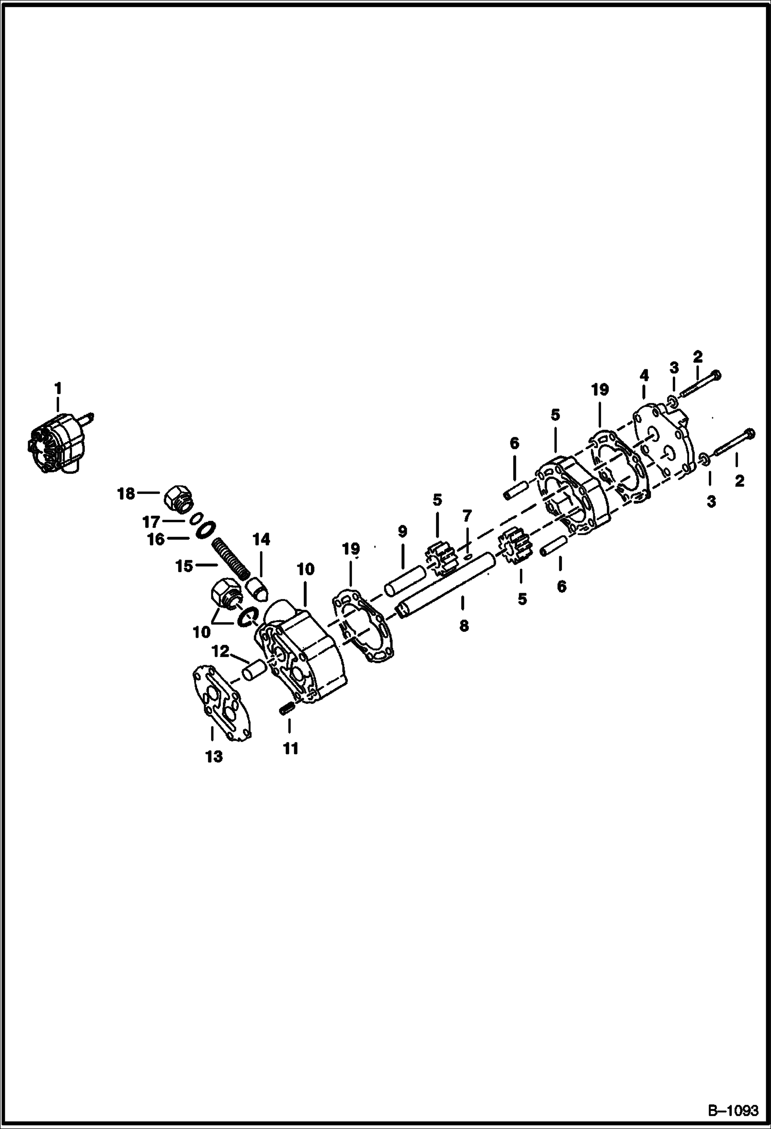 ГИДРОСТАТИЧЕСКИЙ НАГНЕТАТЕЛЬНЫЙ НАСОС (МОДЕЛЬ 22-2073)