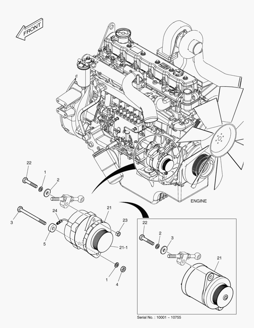 УСТАНОВКА ГЕНЕРАТОРА ПЕРЕМЕННОГО ТОКА