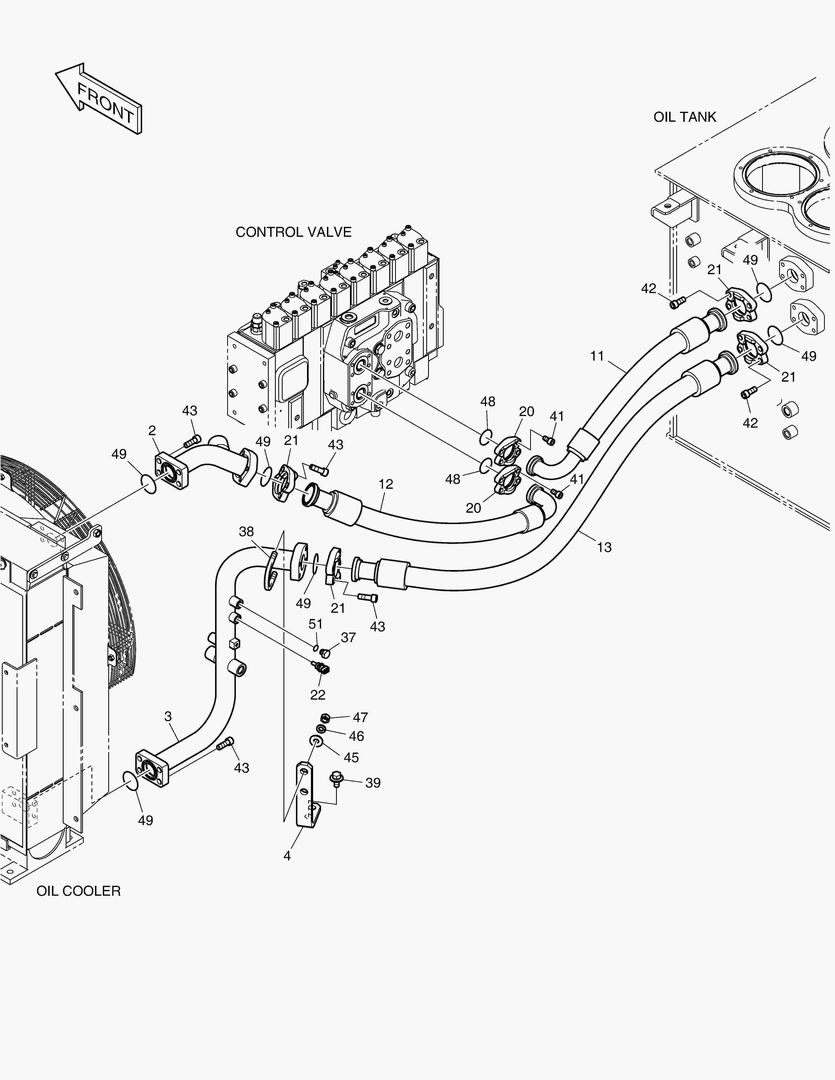 ТУБОПРОВОД МАСЛЯНОГО РАДИАТОРА(2)