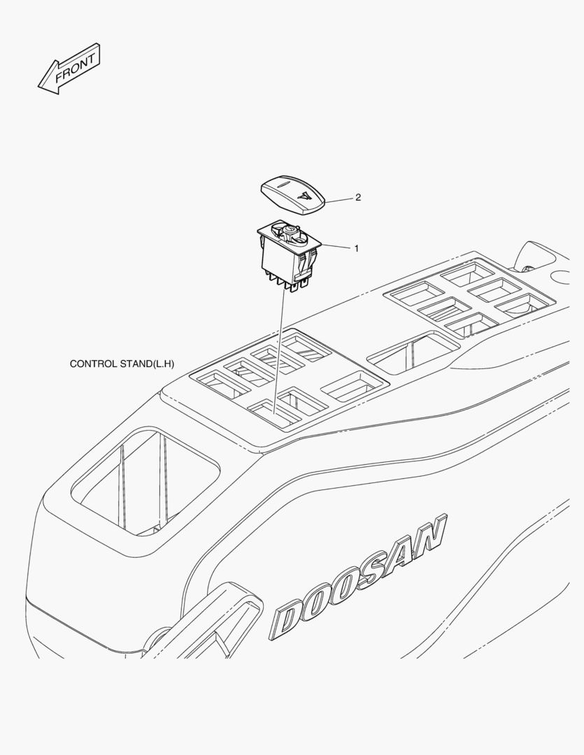 ВКЛЮЧАТЕЛЬ - ПЕРЕДНИЙ БУЛЬДОЗЕР