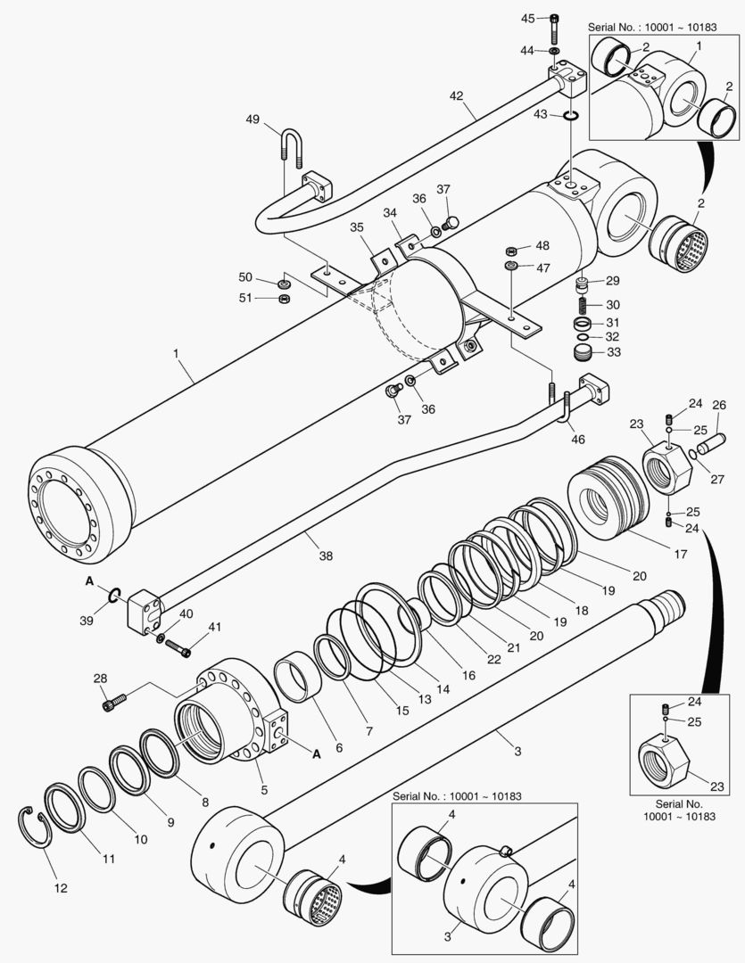 ЦИЛИНДР РУКОЯТИ - СТРЕЛА С ИЗМЕНЯЕМОЙ ГЕОМЕТРИЕЙ